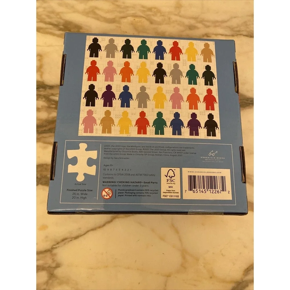 LEGO‎ Jigsaw Puzzle Multicolor Colorful Minifigures Target Exclusive 500 Piece